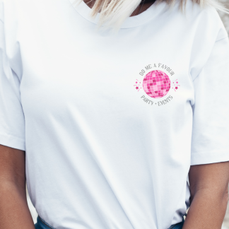 Branded Pocket DTF Print on 180g cotton T-shirt