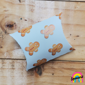 Gingerbread Man Pillow Box