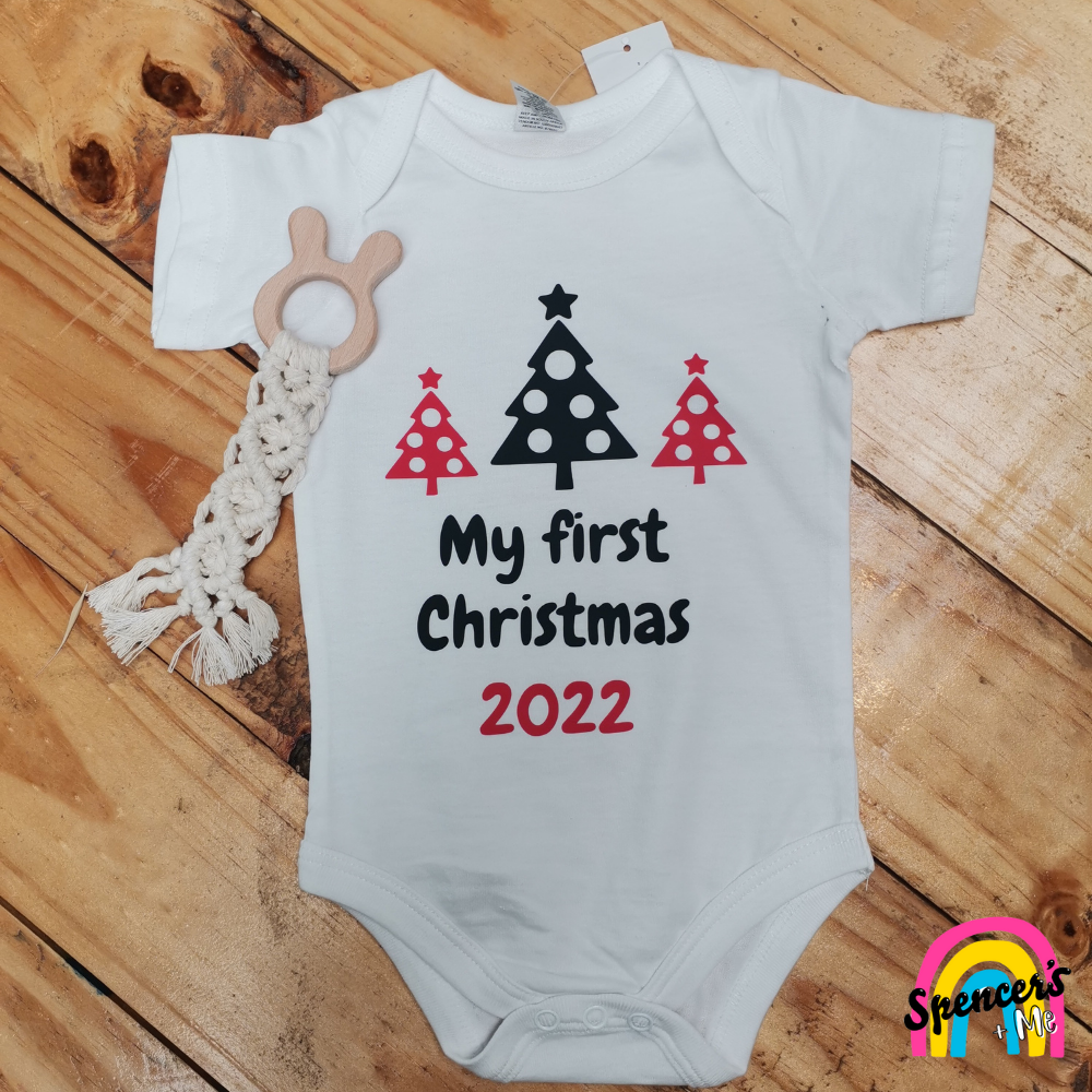 My first Christmas Babygrow