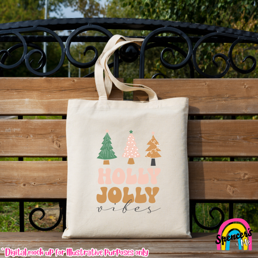 Holly Jolly Vibes Tote