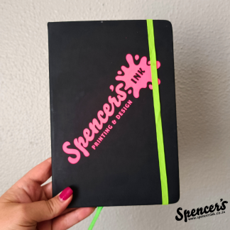 Custom A5 Black Note Book