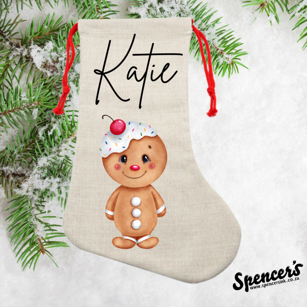 Gingerbread Christmas Stocking