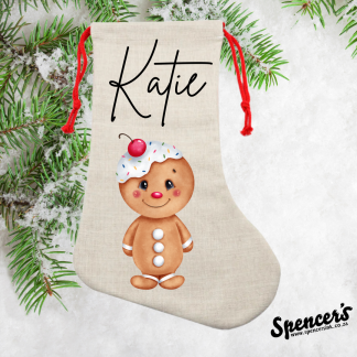 Gingerbread Christmas Stocking