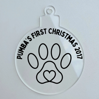 Doggie's First Christmas Bauble