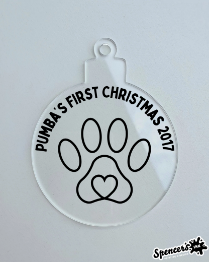 Doggie's First Christmas Bauble