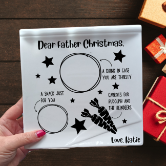 Personalised Christmas Eve Plate
