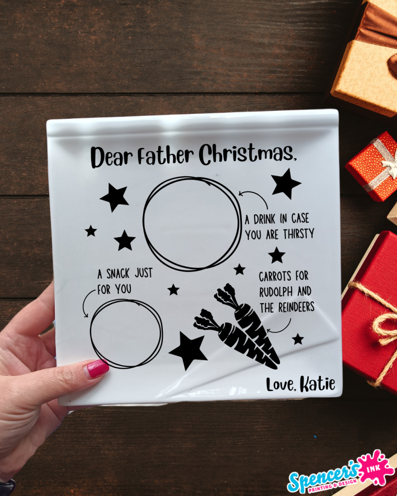 Personalised Christmas Eve Plate