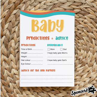 Baby Prediction and Advice Game