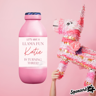 Llama Fun Milkshake Wrapper
