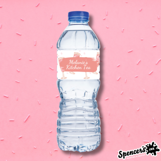 Champagne Kitchen Tea Bottle Wrapper