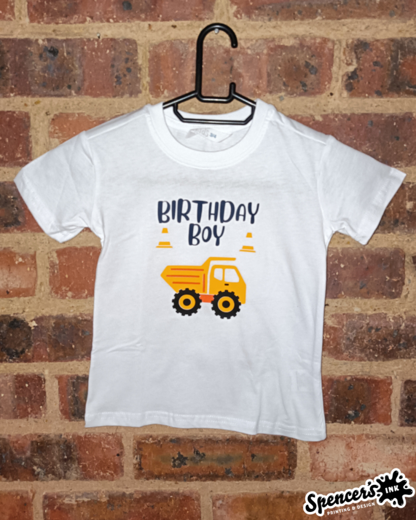 Construction Theme Tee - Birthday Boy