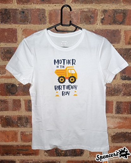 Construction Theme Tee - Mother
