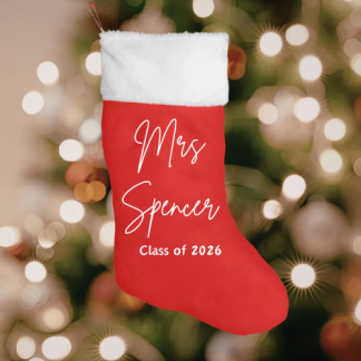 Teachers Christmas Stocking