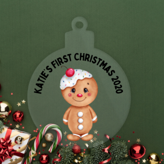 Gingerbread Man Bauble